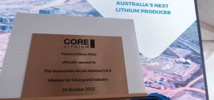 Core Lithium Opening Plaque